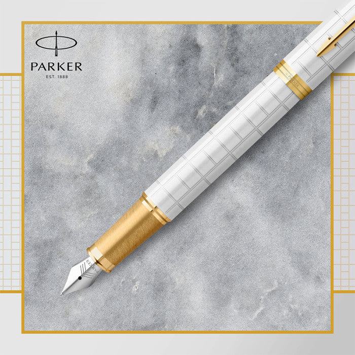 Parker IM Premium Fountain Pen Pearl by Parker at Cult Pens