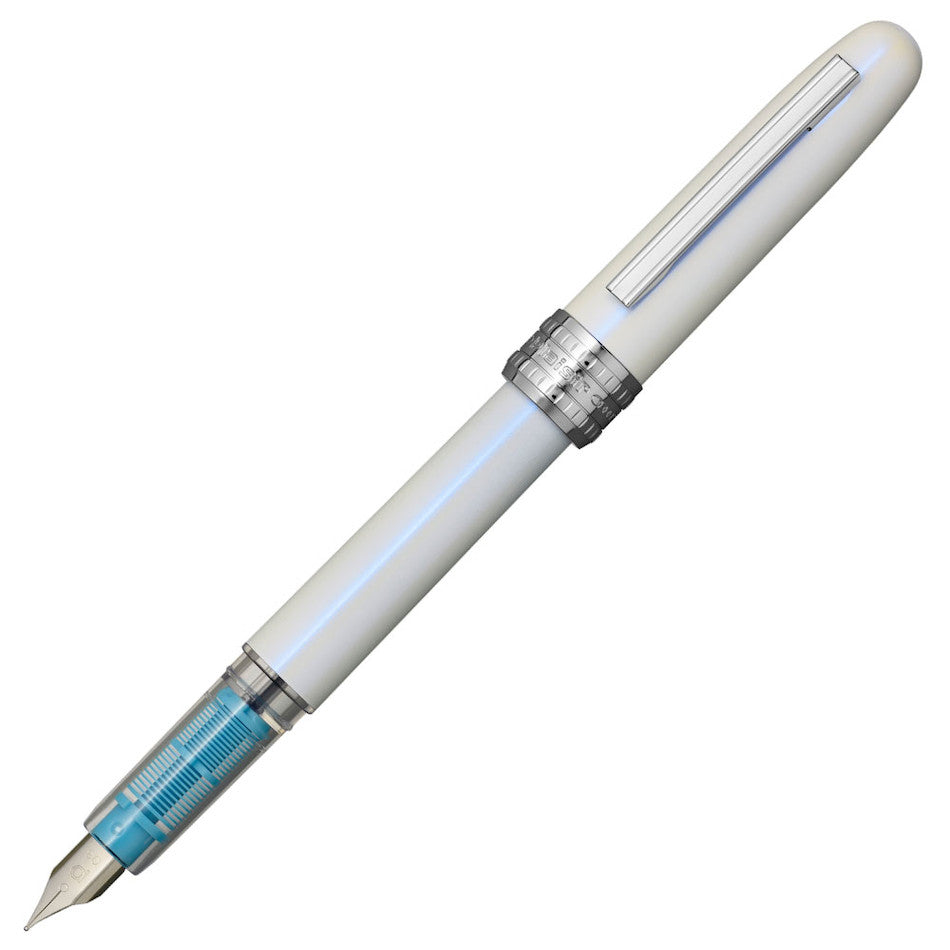 Platinum Plaisir Aura Fountain Pen Symphony Blue Limited Edition by Platinum at Cult Pens