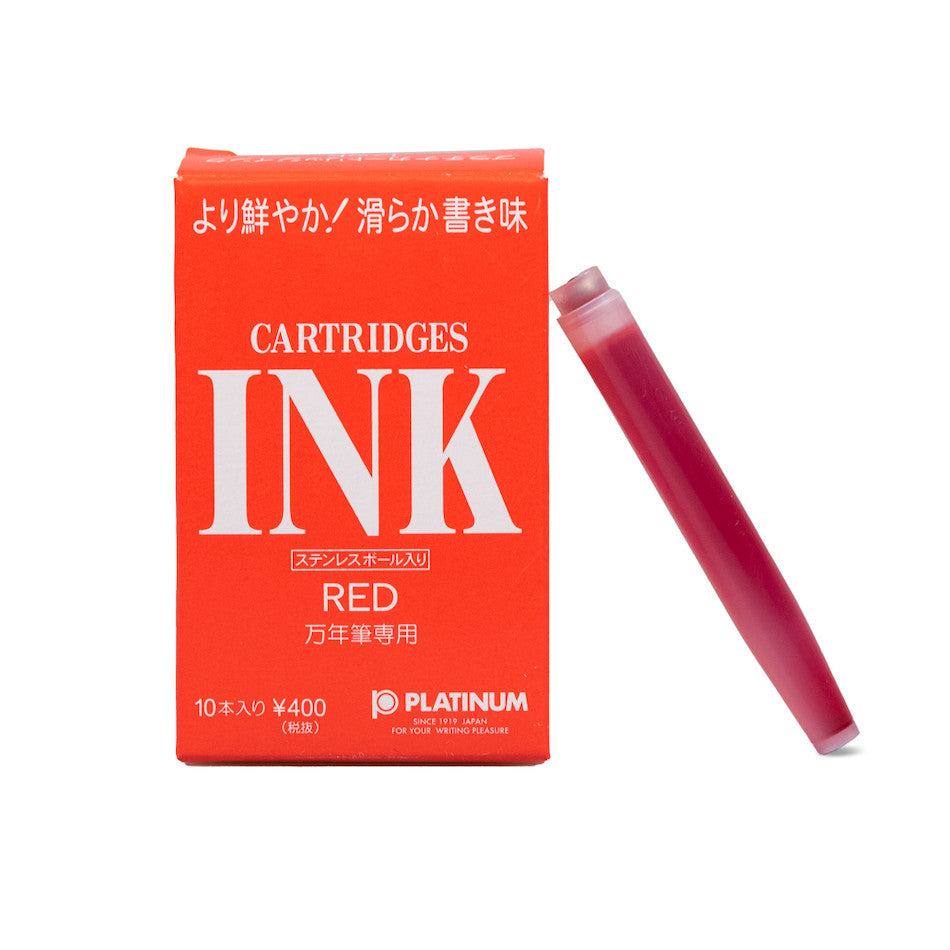 Platinum Ink Cartridges 10 Pack by Platinum at Cult Pens