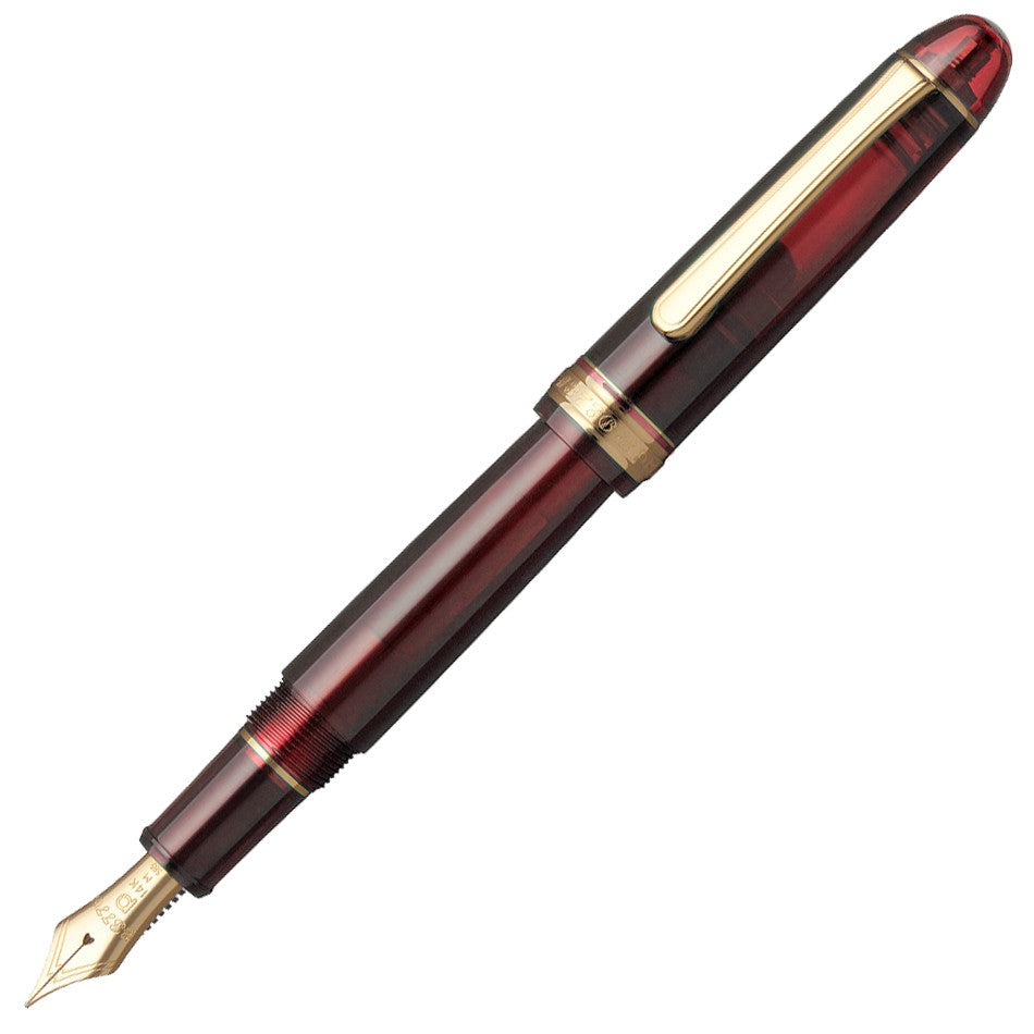 Platinum #3776 Century Fountain Pen Bourgogne with Gold Trim by Platinum at Cult Pens