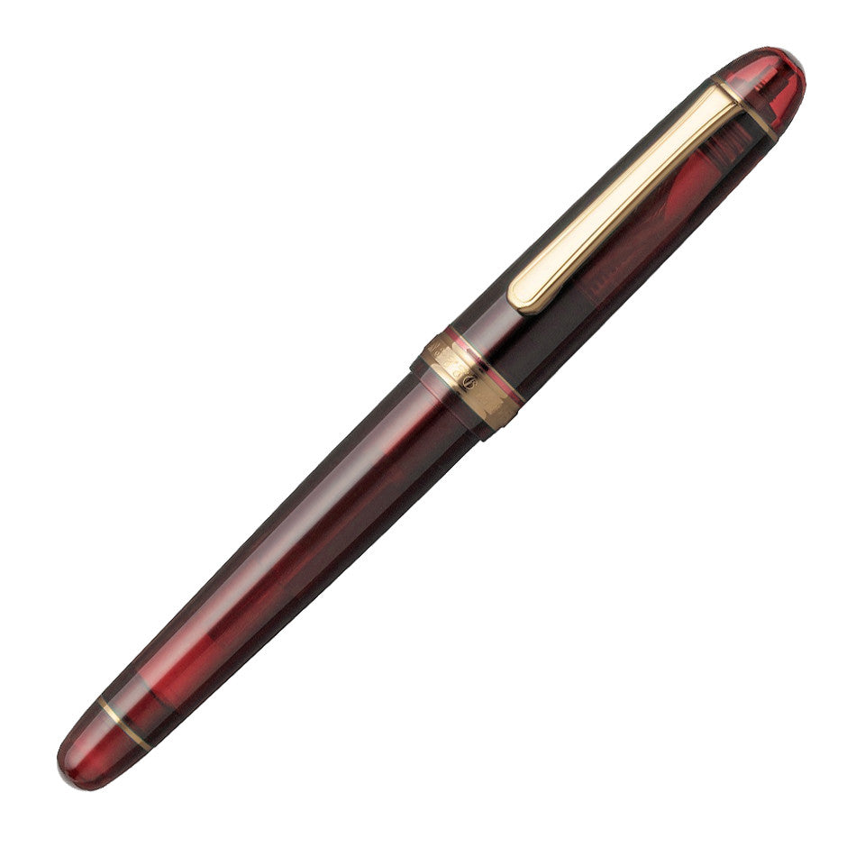 Platinum #3776 Century Fountain Pen Bourgogne with Gold Trim by Platinum at Cult Pens
