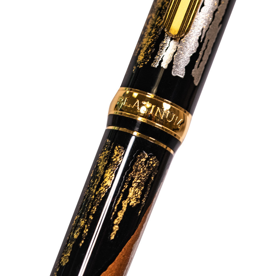 Platinum Kanazawa-Haku Fountain Pen Red Mt.Fuji Medium by Platinum at Cult Pens