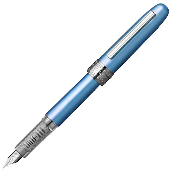 Platinum Plaisir Fountain Pen PGB-1000 Frosty Blue by Platinum at Cult Pens