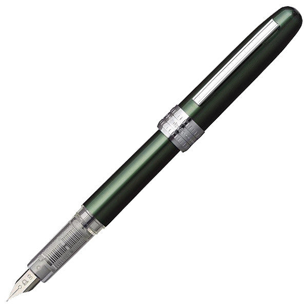 Platinum Plaisir Fountain Pen PGB-1000 Green by Platinum at Cult Pens