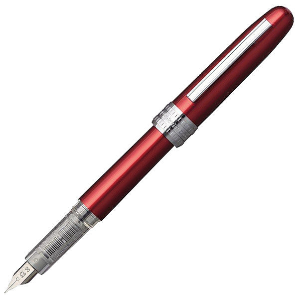 Platinum Plaisir Fountain Pen PGB-1000 Red by Platinum at Cult Pens