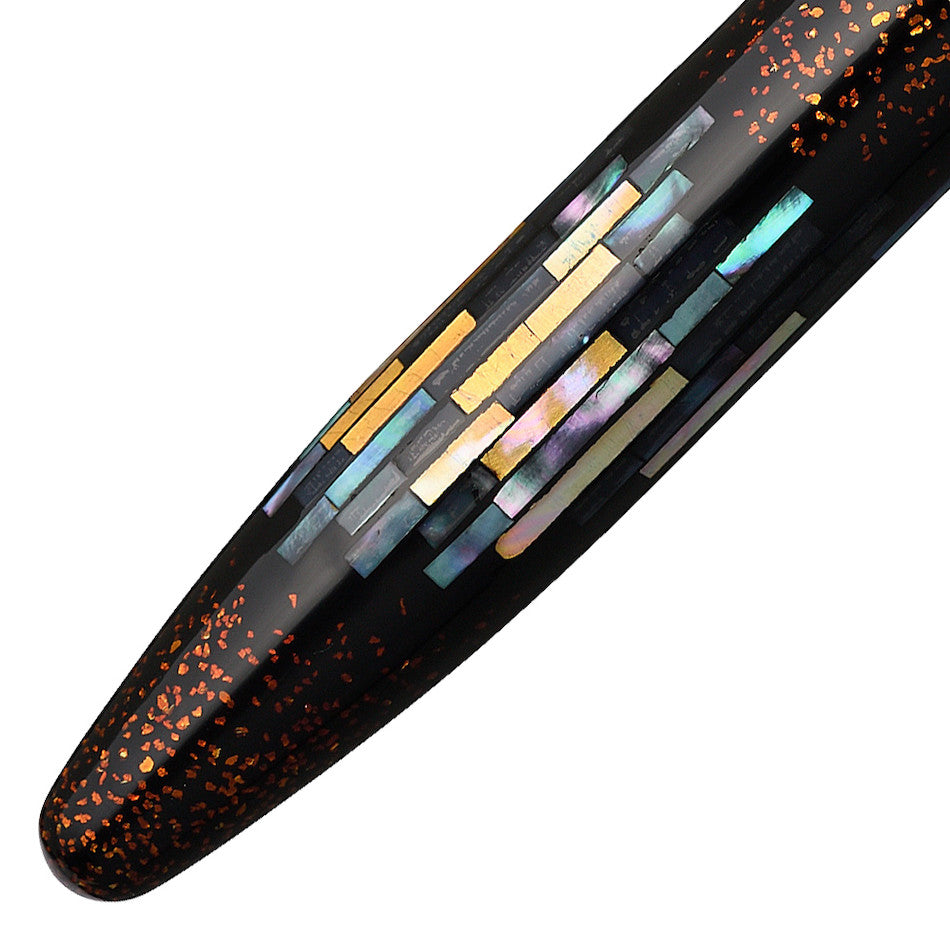 Platinum Izumo Hon-urushi Raden Maki-e Aurora Fountain Pen by Platinum at Cult Pens