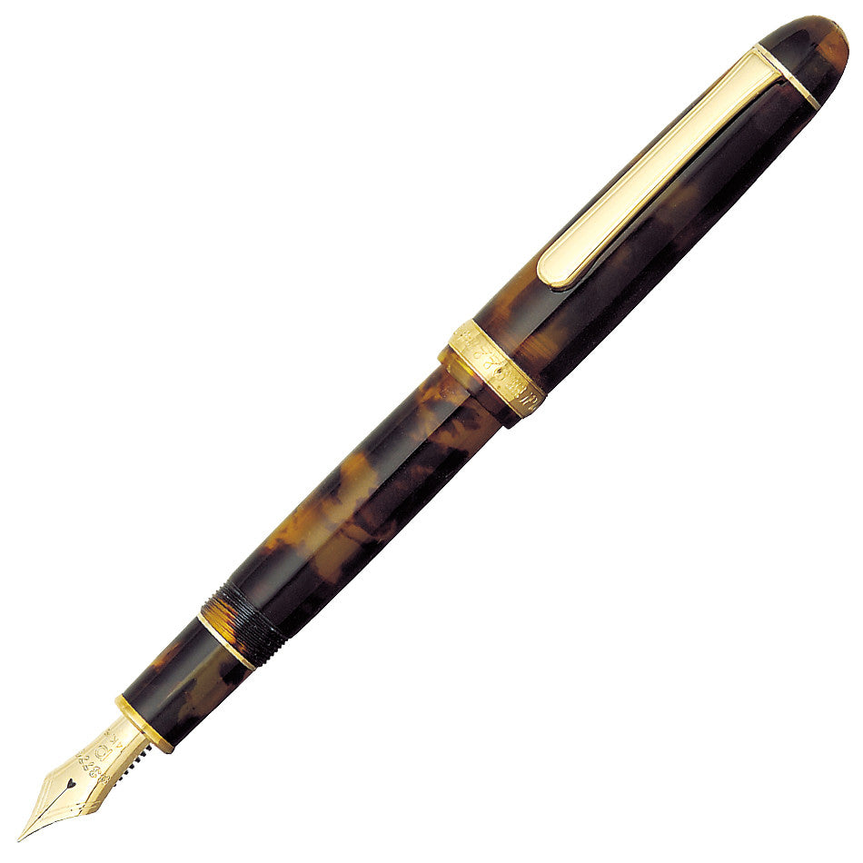 Platinum #3776 Century Fountain Pen Celluloid Tortoiseshell by Platinum at Cult Pens