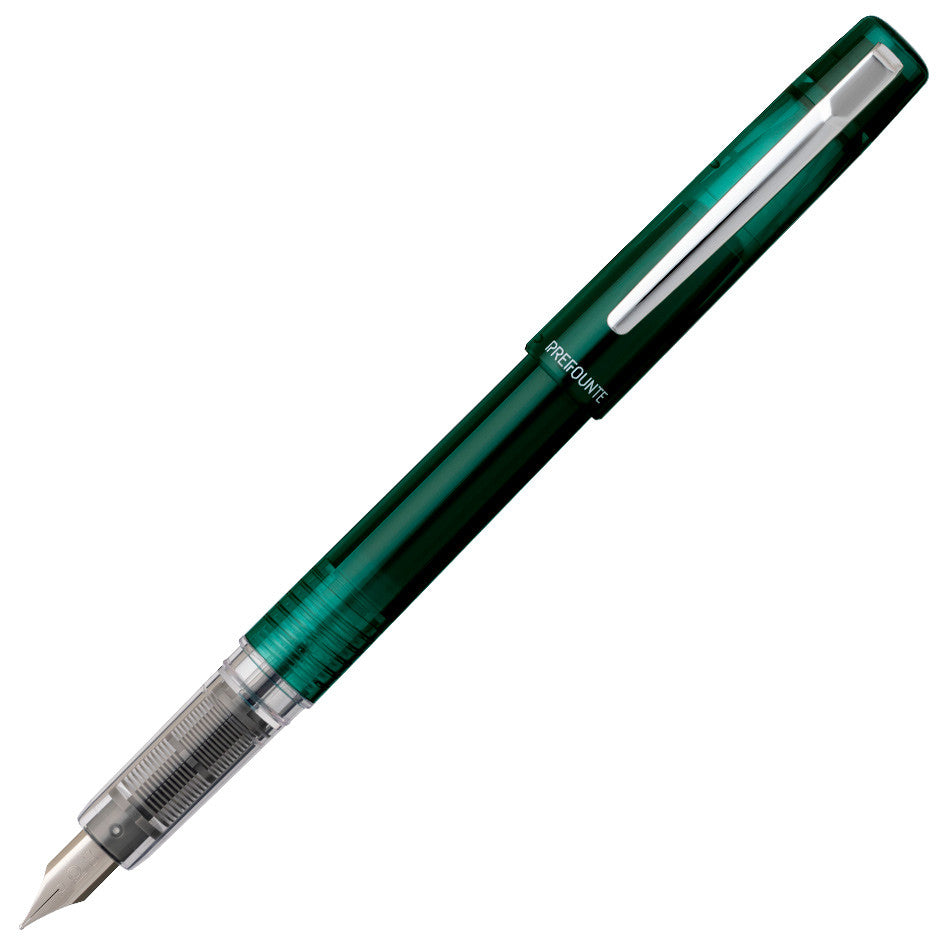 Platinum Prefounte Fountain Pen Dark Emerald by Platinum at Cult Pens