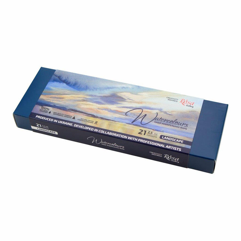 Rosa Watercolour Full Pan Landscape Set of 21 by Rosa at Cult Pens