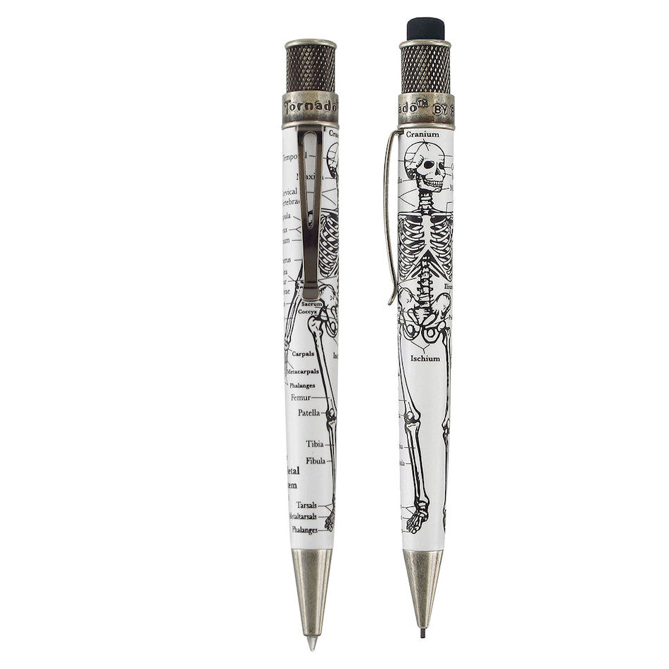 Retro 51 Tornado Rollerball Pen and Mechanical Pencil Set Dr Gray by Retro 51 at Cult Pens