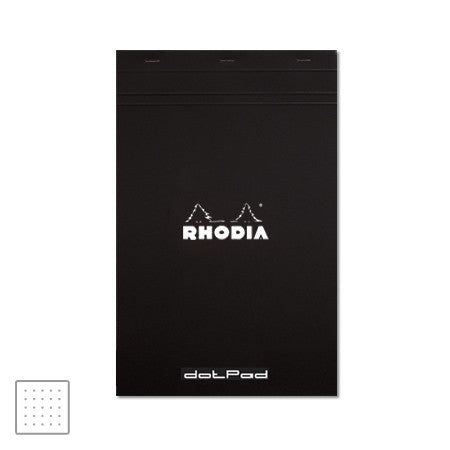 Rhodia dotPad A4+ (210 x 318) Black by Rhodia at Cult Pens