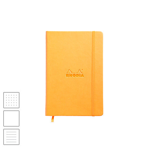 Rhodia 'Webbie' Webnotebook A5 (140 x 210) Orange by Rhodia at Cult Pens