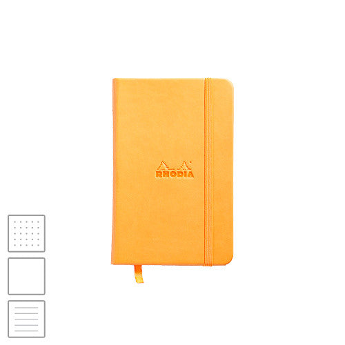 Rhodia 'Webbie' Webnotebook A6 (90 x 140) Orange by Rhodia at Cult Pens