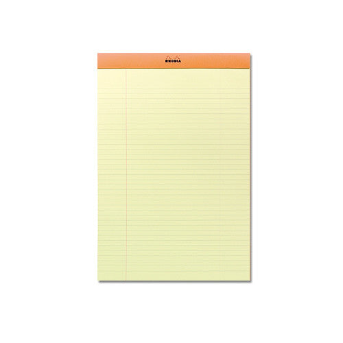 Rhodia Yellow Paper Head-Stapled Legal Pad A4+ (210 x 318) Lined by Rhodia at Cult Pens