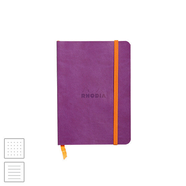 Rhodia Rhodiarama Softcover Notebook A6 (105 x 148) Purple by Rhodia at Cult Pens