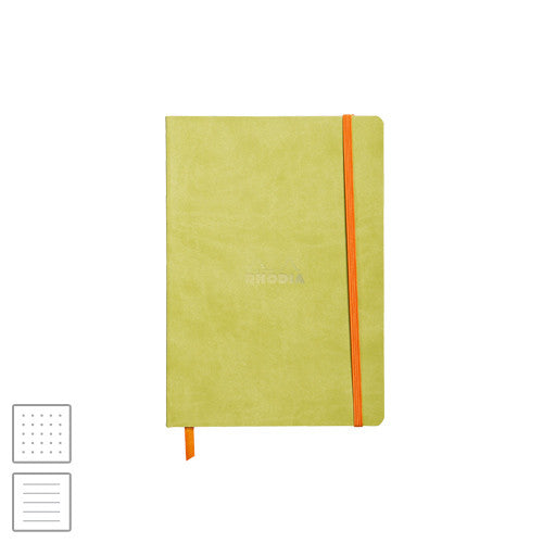 Rhodia Rhodiarama Softcover Notebook A5 (148 x 210) Anise Green by Rhodia at Cult Pens