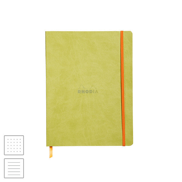 Rhodia Rhodiarama Softcover Notebook (190 x 250) Anise Green by Rhodia at Cult Pens