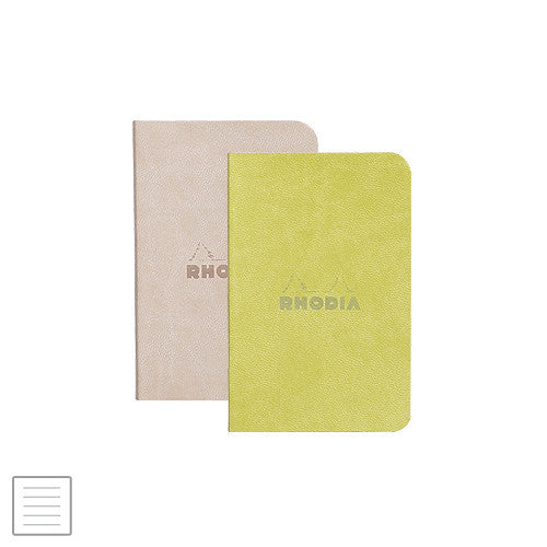 Rhodia Rhodiarama Softcover Notebook Twin Pack A7 (70 x 105) by Rhodia at Cult Pens