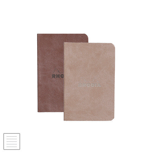 Rhodia Rhodiarama Softcover Notebook Twin Pack A7 (70 x 105) by Rhodia at Cult Pens