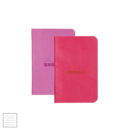 Rhodia Rhodiarama Softcover Notebook Twin Pack A7 (70 x 105) by Rhodia at Cult Pens
