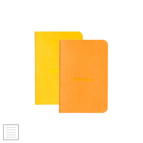 Rhodia Rhodiarama Softcover Notebook Twin Pack A7 (70 x 105) by Rhodia at Cult Pens