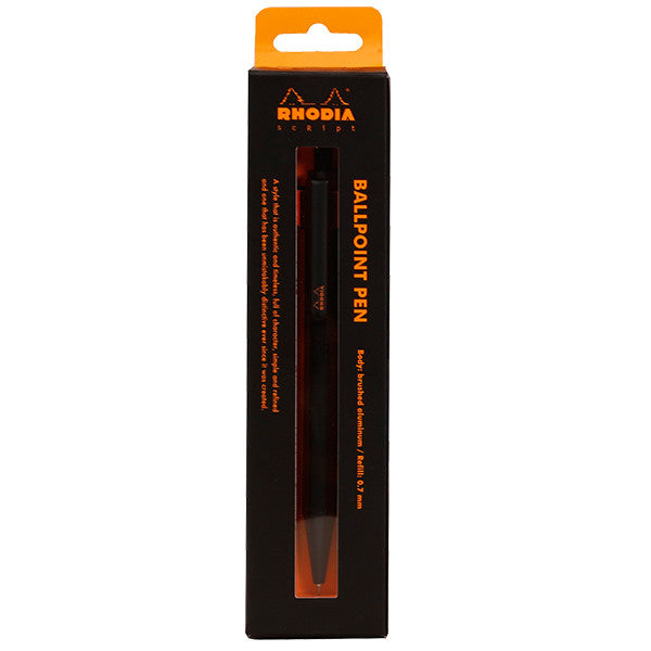 Rhodia ScRipt Ballpoint Pen by Rhodia at Cult Pens