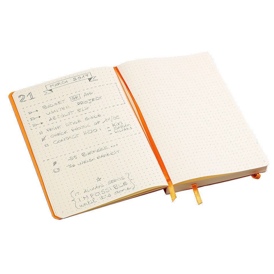 Rhodia Rhodiarama GoalBook A5 Orange by Rhodia at Cult Pens
