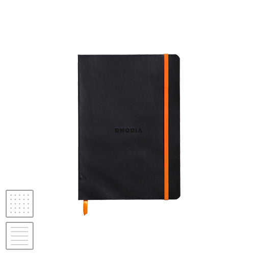 Rhodia Rhodiarama Softcover Notebook A5 (148 x 210) Black by Rhodia at Cult Pens