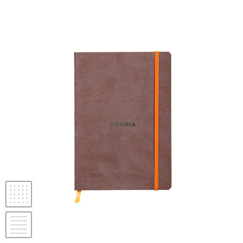 Rhodia Rhodiarama Softcover Notebook A5 (148 x 210) Chocolate by Rhodia at Cult Pens