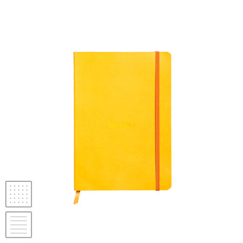 Rhodia Rhodiarama Softcover Notebook A5 (148 x 210) Daffodil Yellow by Rhodia at Cult Pens