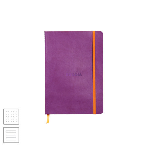 Rhodia Rhodiarama Softcover Notebook A5 (148 x 210) Purple by Rhodia at Cult Pens