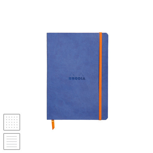 Rhodia Rhodiarama Softcover Notebook A5 (148 x 210) Sapphire Blue by Rhodia at Cult Pens