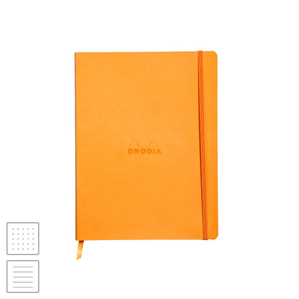 Rhodia Rhodiarama Softcover Notebook (190 x 250) Orange by Rhodia at Cult Pens