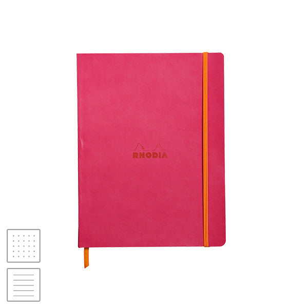 Rhodia Rhodiarama Softcover Notebook (190 x 250) Raspberry by Rhodia at Cult Pens