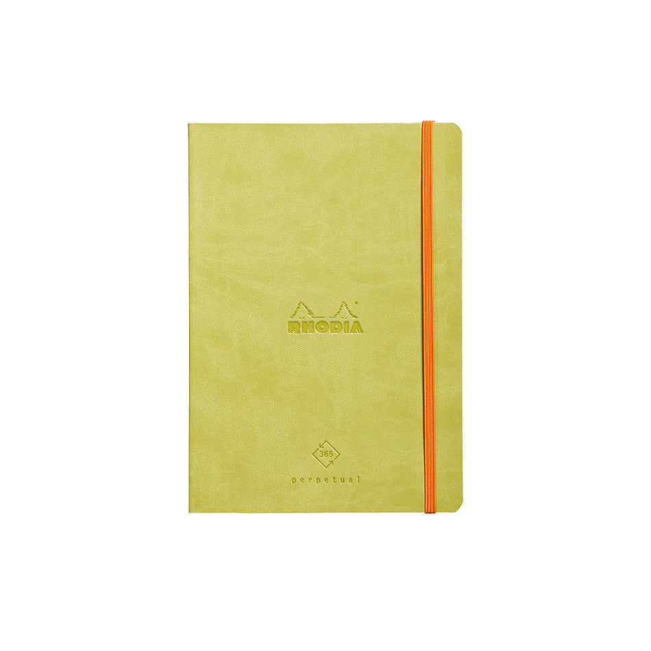 Rhodia Rhodiarama Perpetual Planner A5 Anise Green by Rhodia at Cult Pens
