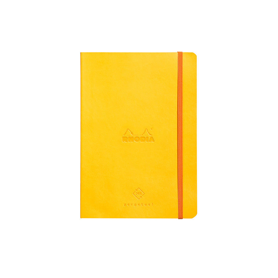 Rhodia Rhodiarama Perpetual Planner A5 Daffodil Yellow by Rhodia at Cult Pens