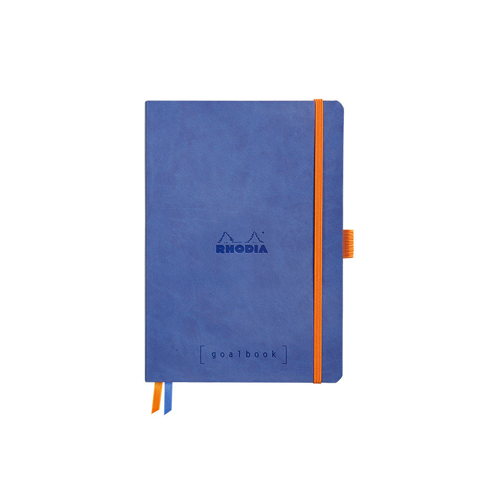 Rhodia Rhodiarama Softcover Goalbook With White Paper A5 Sapphire Blue by Rhodia at Cult Pens