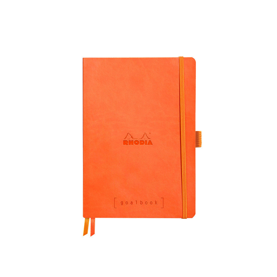 Rhodia Rhodiarama Softcover Goalbook With White Paper A5 Tangerine by Rhodia at Cult Pens