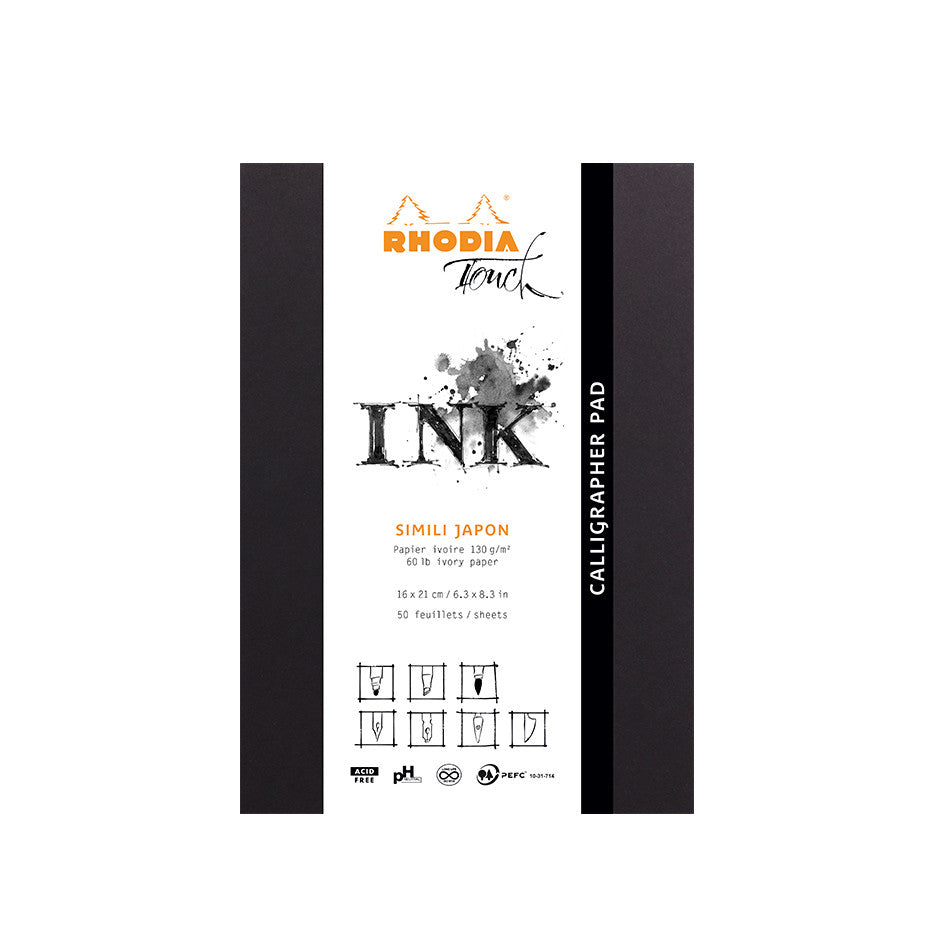 Rhodia Touch Calligrapher Pad A5+ by Rhodia at Cult Pens