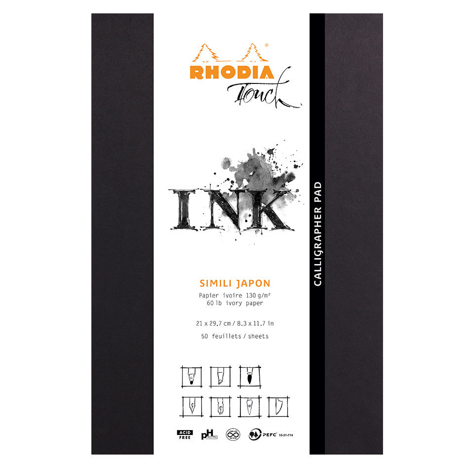 Rhodia Touch Calligrapher Pad A4 by Rhodia at Cult Pens