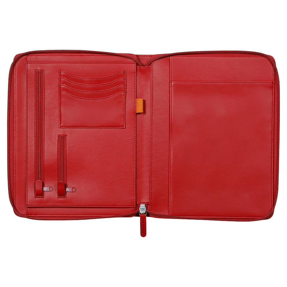 Rhodia Small Zipped Portfolio A5 Poppy by Rhodia at Cult Pens
