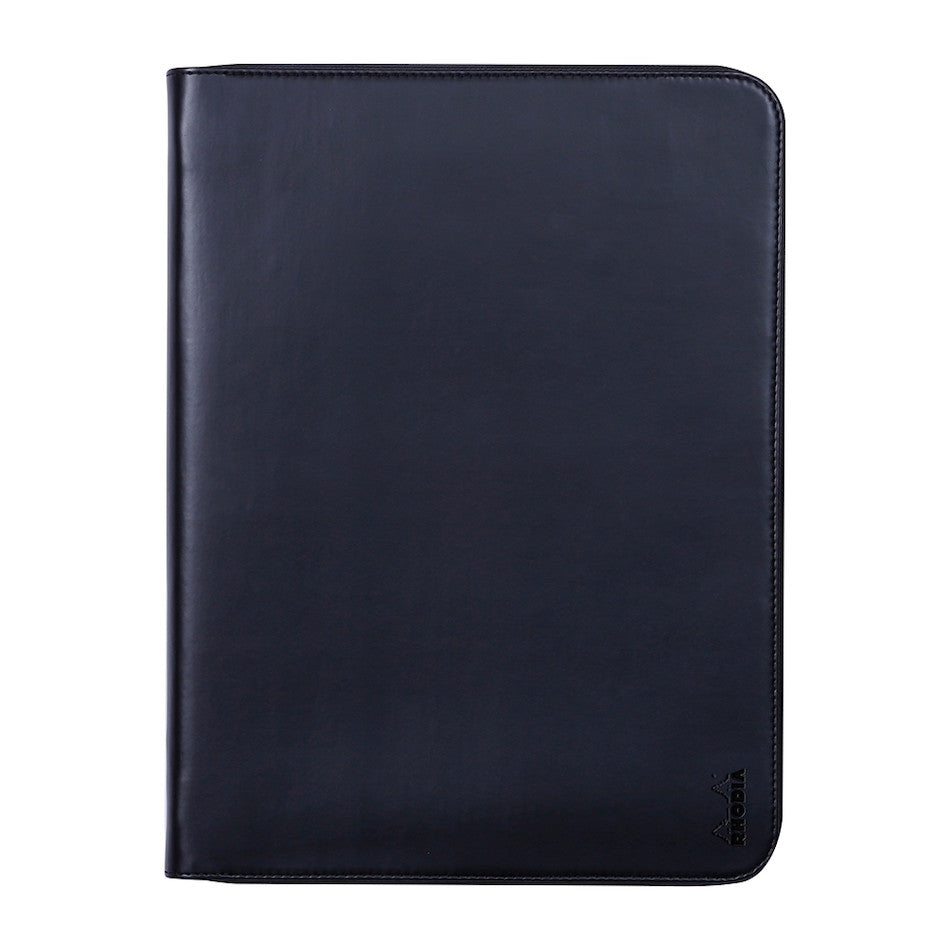 Rhodia Large Zipped Portfolio A4 Black by Rhodia at Cult Pens