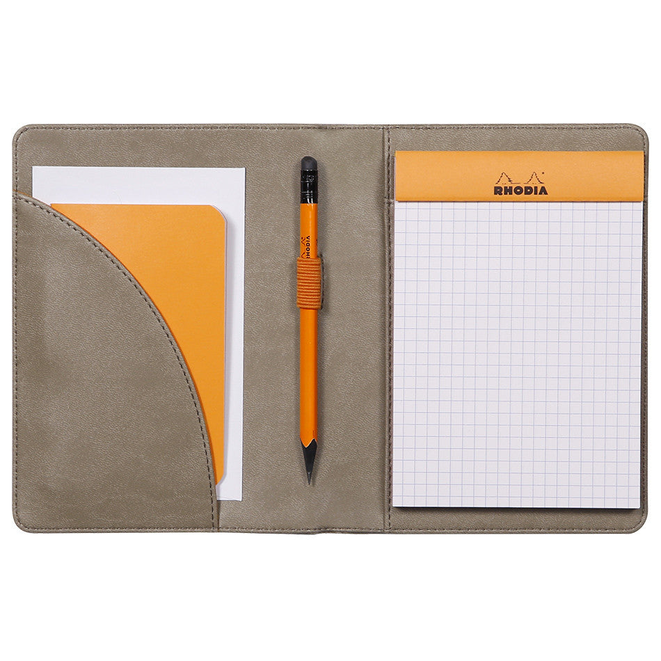 Rhodia Small Portfolio No. 13 A6 Taupe by Rhodia at Cult Pens