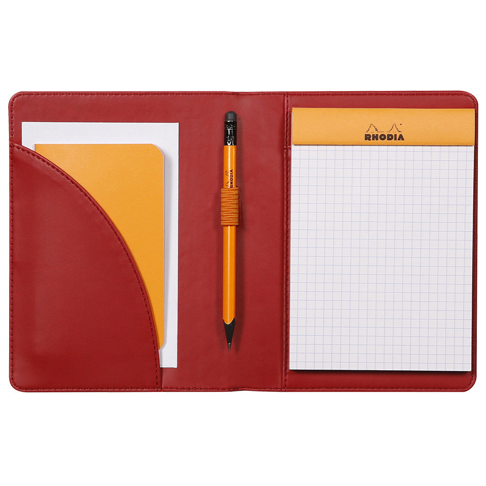 Rhodia Small Portfolio No. 13 A6 Poppy by Rhodia at Cult Pens