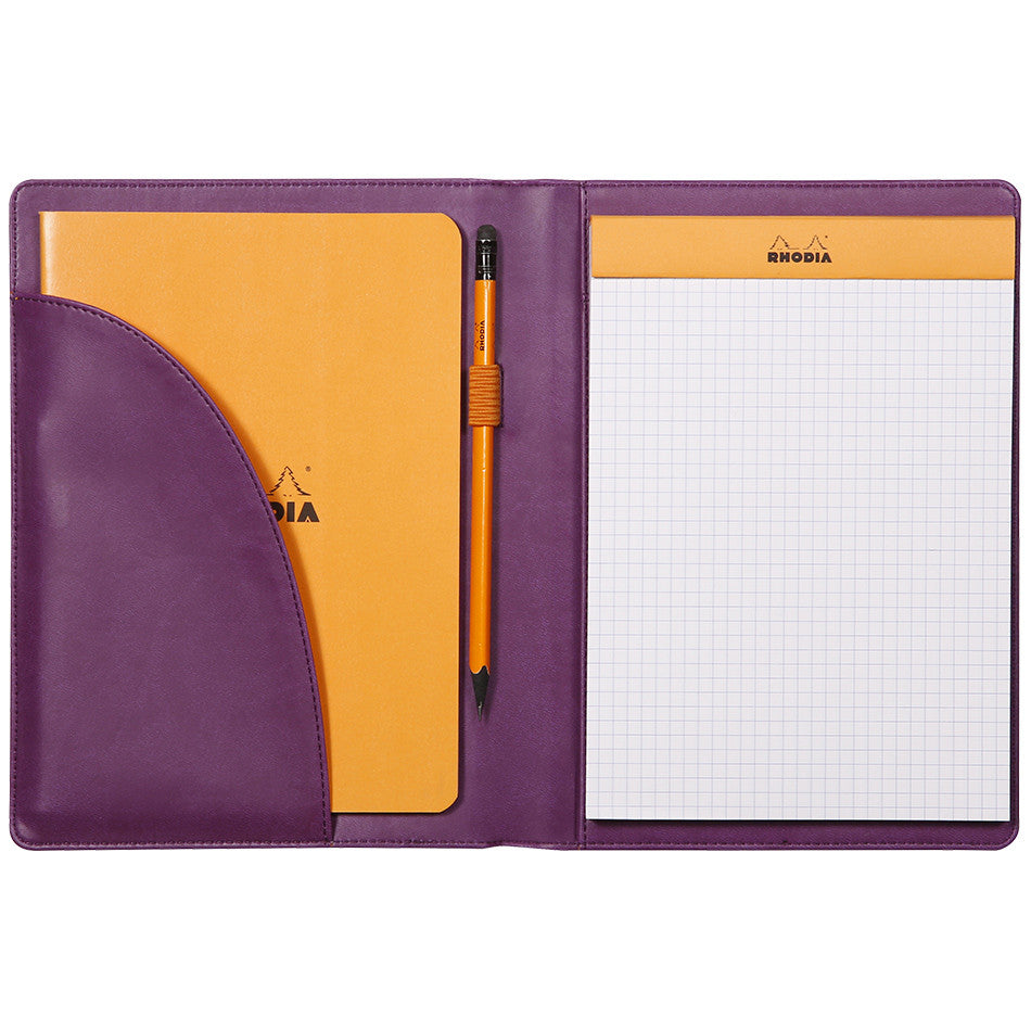 Rhodia Small Portfolio No.16 A5 Purple by Rhodia at Cult Pens