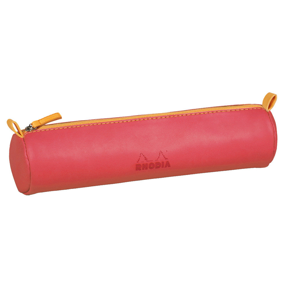 Rhodia Rhodiarama Round Pencil Case Coral by Rhodia at Cult Pens