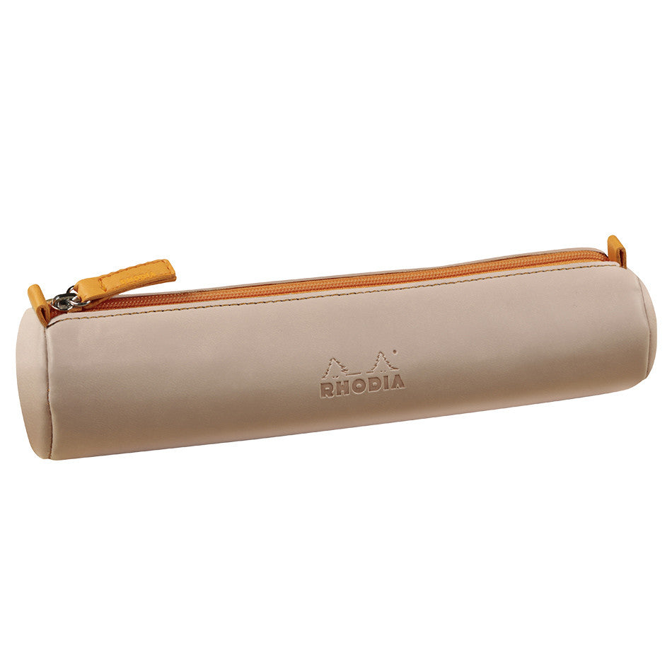Rhodia Rhodiarama Round Pencil Case Rose Smoke by Rhodia at Cult Pens