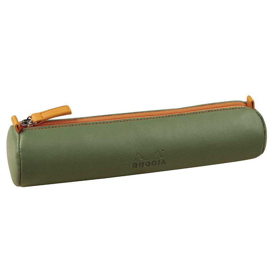 Rhodia Rhodiarama Round Pencil Case Sage by Rhodia at Cult Pens