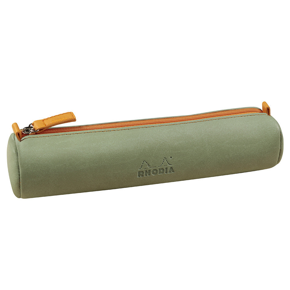 Rhodia Rhodiarama Round Pencil Case Celadon by Rhodia at Cult Pens
