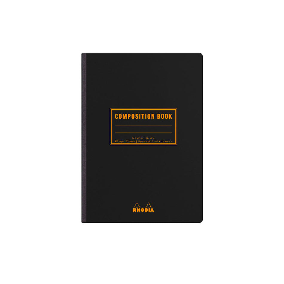 Rhodia Composition Book A5 Black